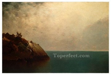  Fog Works - A Foggy Sky Luminism seascape John Frederick Kensett